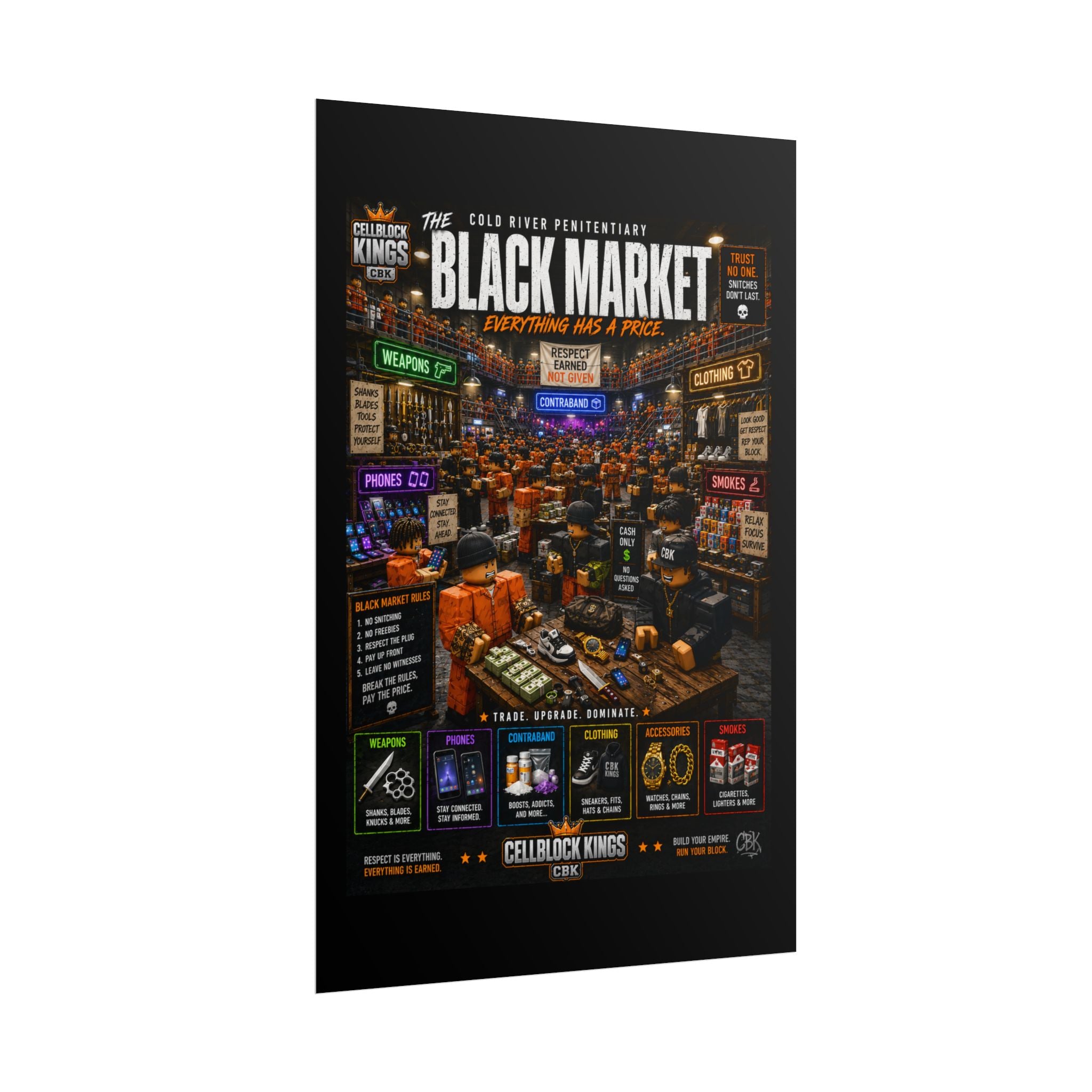 Cellblock Kings Black Market Poster