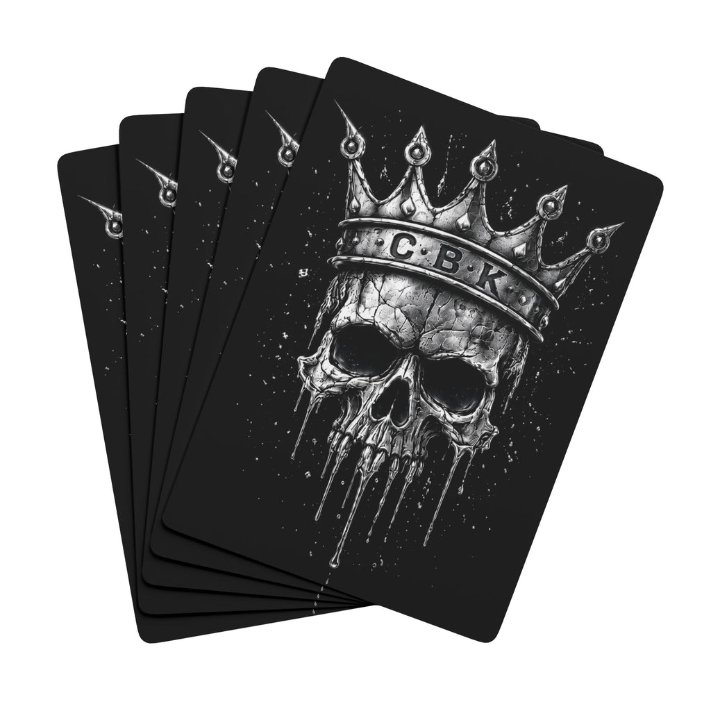 Skull King Poker Playing Cards — Gothic Ace of Spades Deck