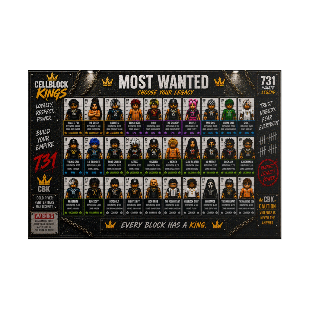 Most Wanted Cellblock Kings Poster