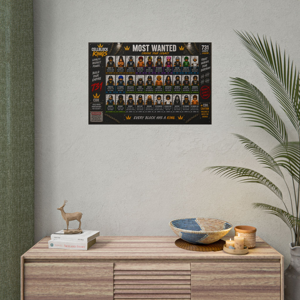 Most Wanted Cellblock Kings Poster