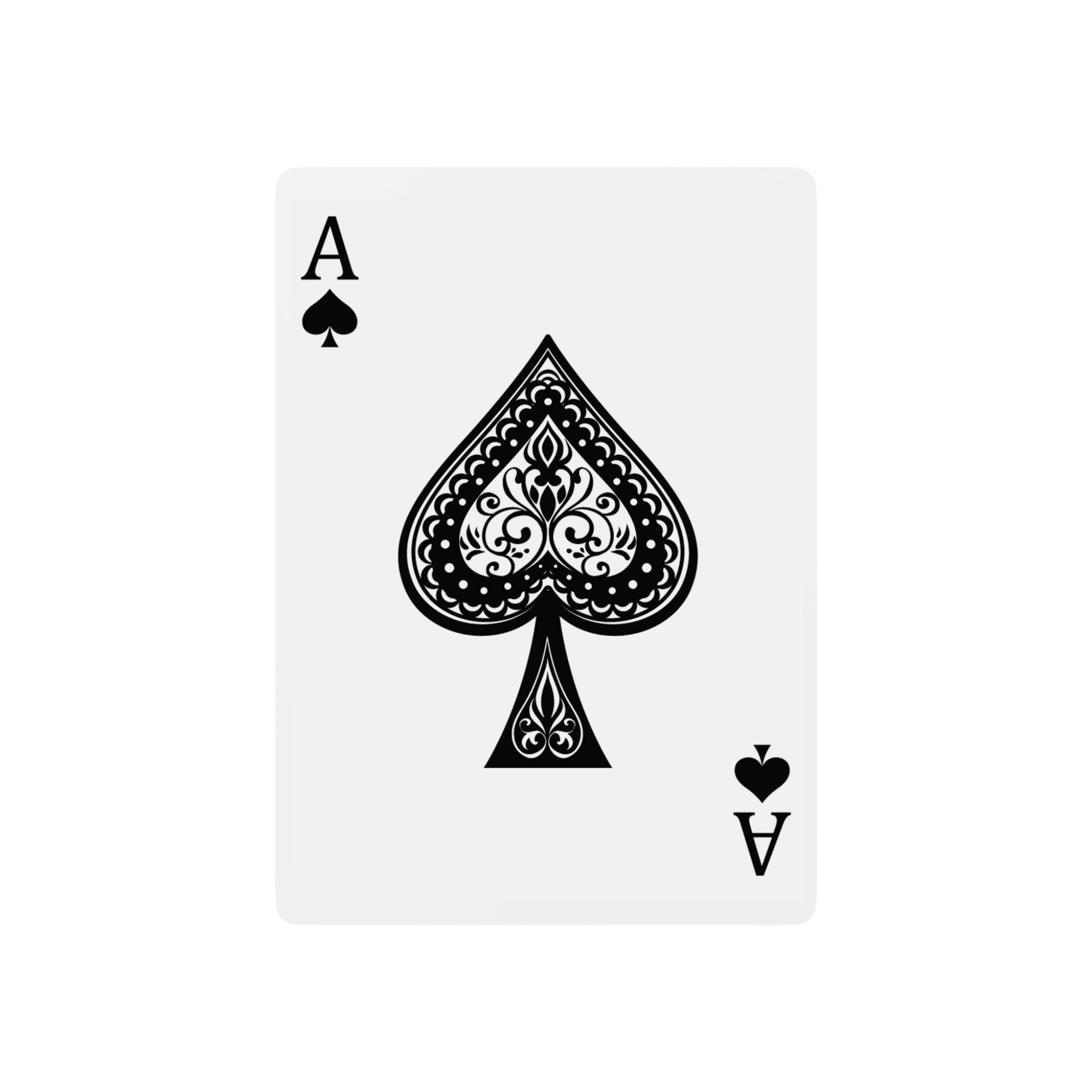Skull King Poker Playing Cards — Gothic Ace of Spades Deck