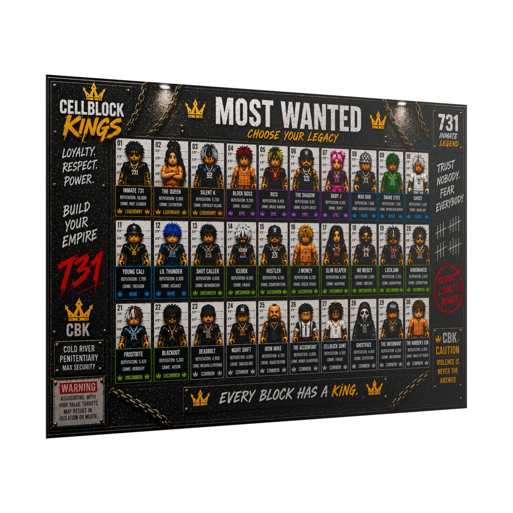 Most Wanted Cellblock Kings Poster
