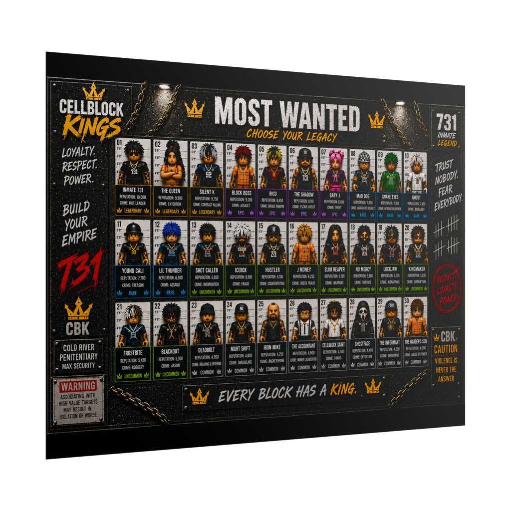 Most Wanted Cellblock Kings Poster