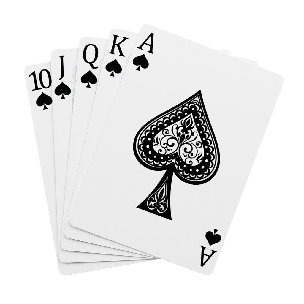 Skull King Poker Playing Cards — Gothic Ace of Spades Deck