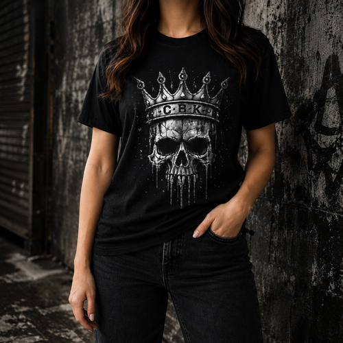 Cellblock Kings T-Shirt — Crowned Skull Graphic Tee